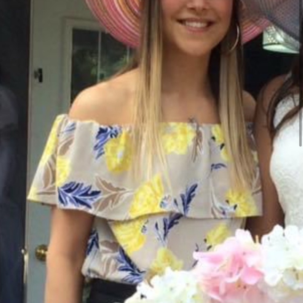 Floral Off-Shoulder Top